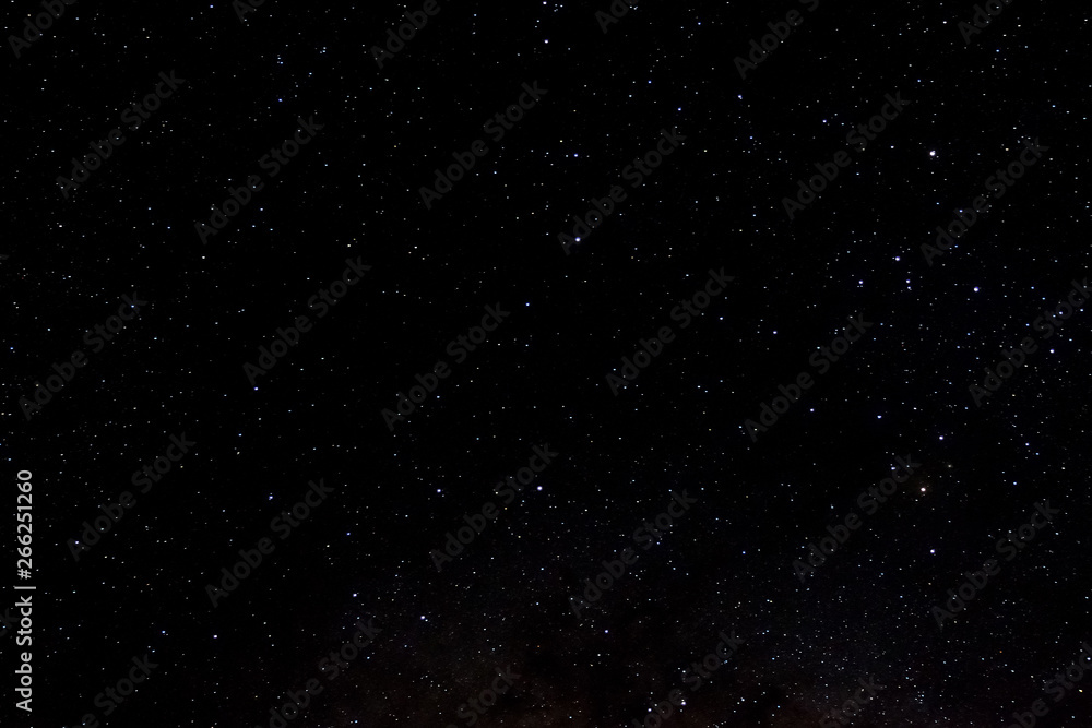 Stars and galaxy outer space sky night universe black starry background of shiny starfield
