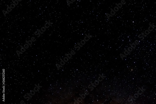 Fotografie, Obraz Stars and galaxy outer space sky night universe black starry background of shiny