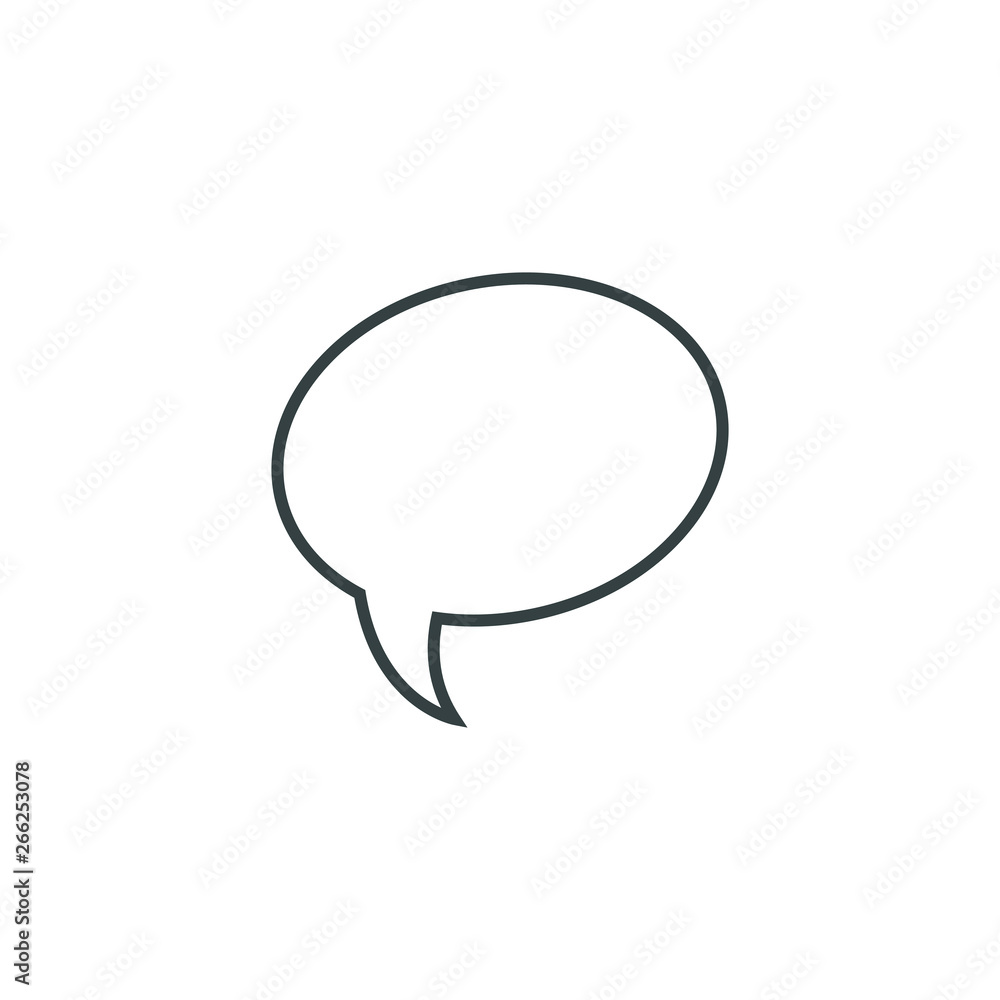 Speech bubble, speech balloon, chat bubble vector icon for apps and websites Speech bubble, speech balloon, chat bubble vector icon for apps and websites