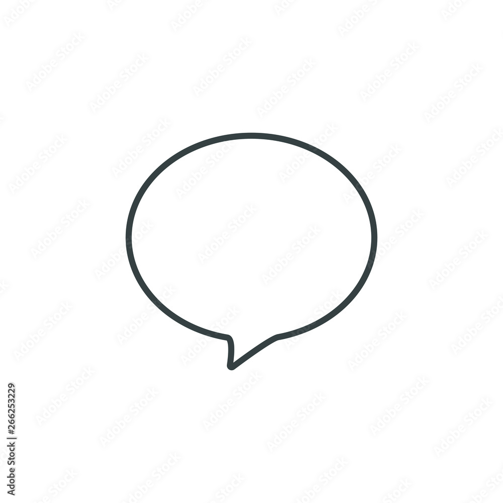 Speech bubble, speech balloon, chat bubble vector icon for apps and websites Speech bubble, speech balloon, chat bubble vector icon for apps and websites