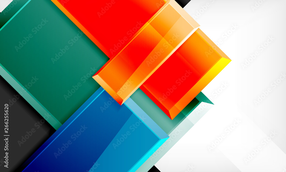 Color squares futuristic abstract background Color squares futuristic abstract background