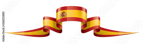 spain flag, vector illustration on a white background