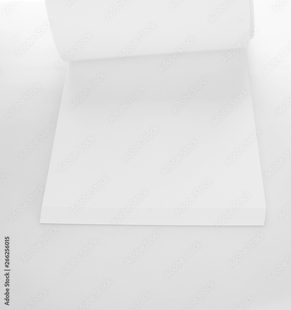 A4 blank paper stack with soft shadows isolated on white background A4 blank paper stack with soft shadows isolated on white background