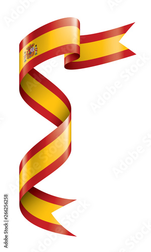 spain flag, vector illustration on a white background