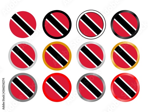 Trinidad and Tobago state flag in globes Free Download Trinidad and Tobago state flag in globes - GFXLoad