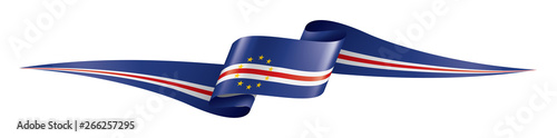Cape Verde flag, vector illustration on a white background
