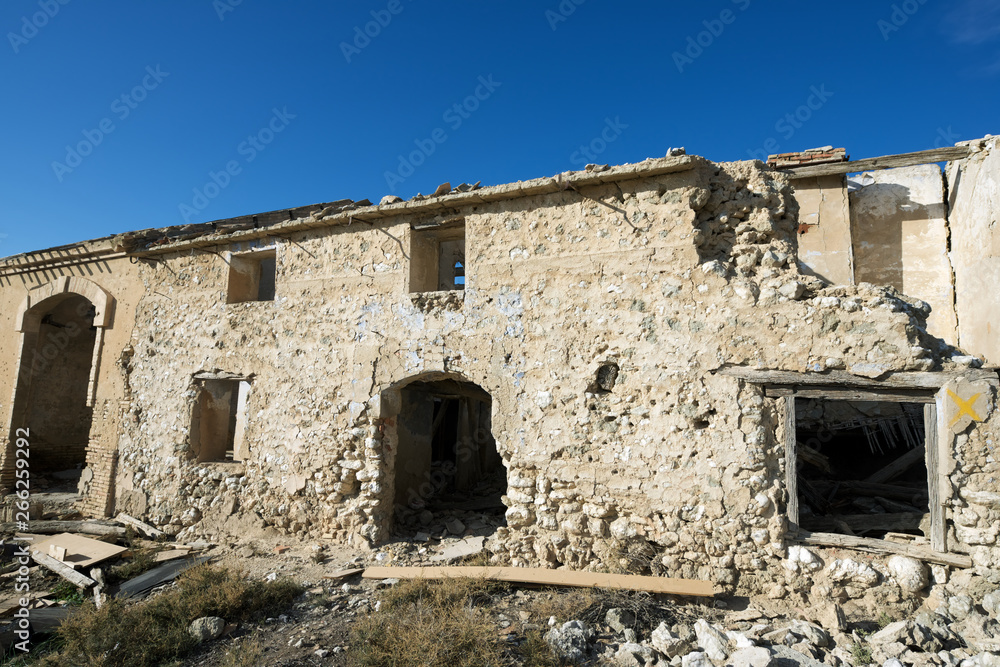 Old ruins view