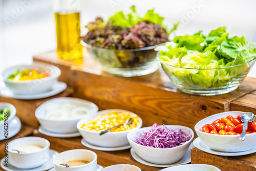 Salad bar for healthy
