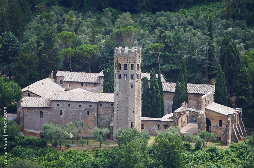 La Badia, abbey of Saints Severus and Martyrdom, Orvieto, Italy