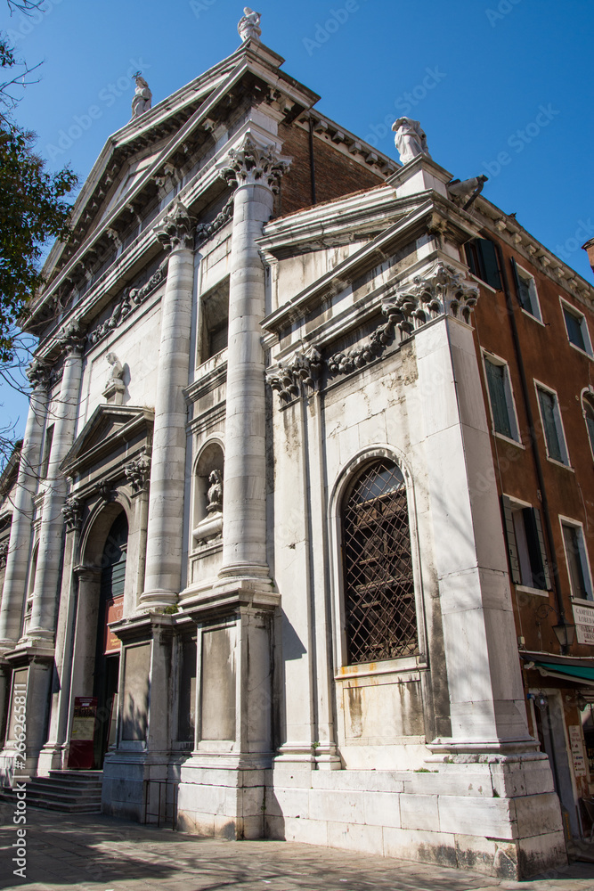Obraz premium Chiesa di San Vidal ,.Venice, Facade,2019 