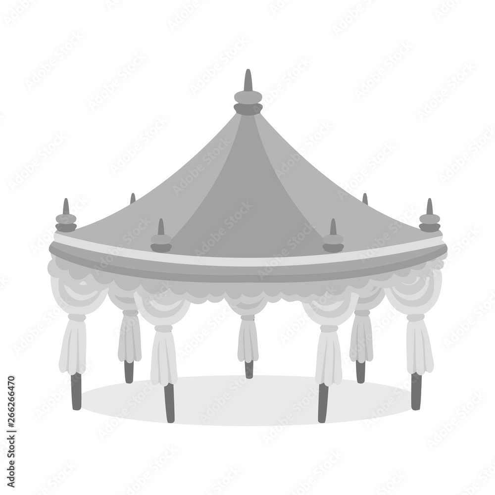 Vector illustration of tent and simple symbol. Set of tent and event vector icon for stock. Vector illustration of tent and simple symbol. Set of tent and event vector icon for stock.