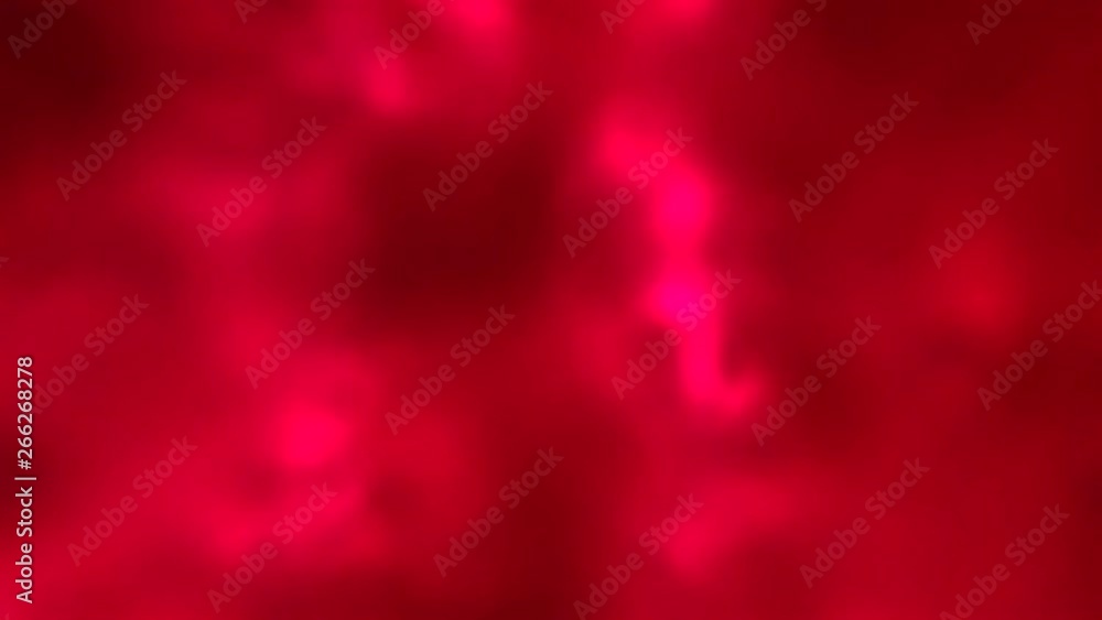 Red space debris floating in a red background // bloodstream Red space debris floating in a red background // bloodstream