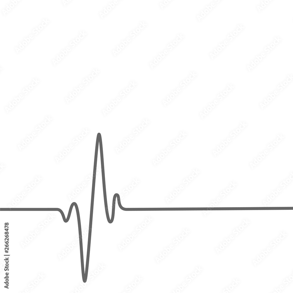 Fototapeta premium medical health background with heart beating line