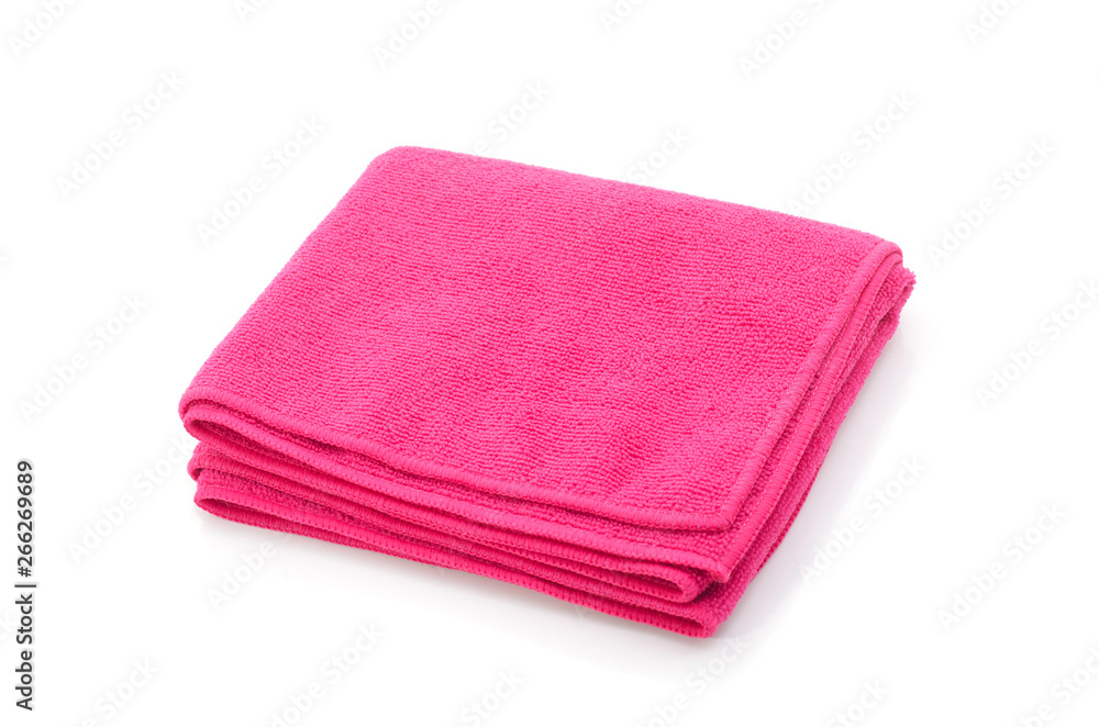 Soft towel isolated on white background. Soft towel isolated on white background.