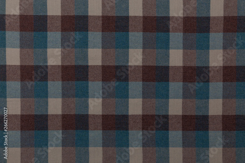 Creative checkered fabric with textile texture background