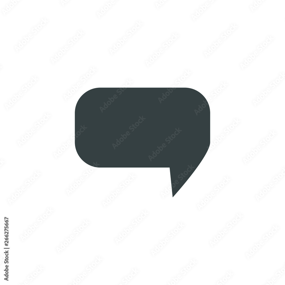 Speech bubble, speech balloon, chat bubble vector icon for apps and websites Speech bubble, speech balloon, chat bubble vector icon for apps and websites