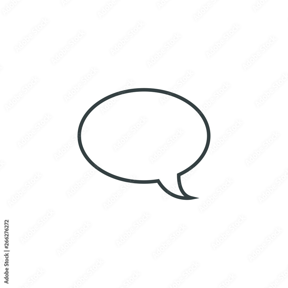 Speech bubble, speech balloon, chat bubble vector icon for apps and websites Speech bubble, speech balloon, chat bubble vector icon for apps and websites