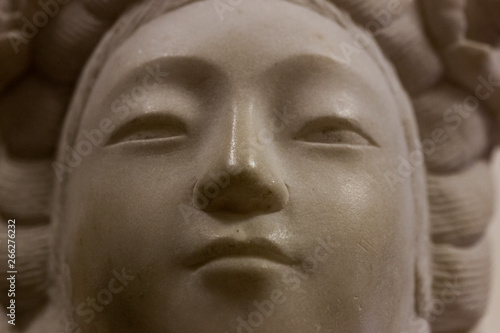 Oriental statue close-up