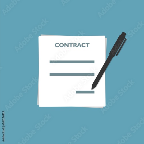 Signed a contract, The form of document