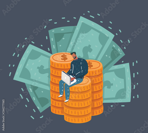 Man is surprised to see money