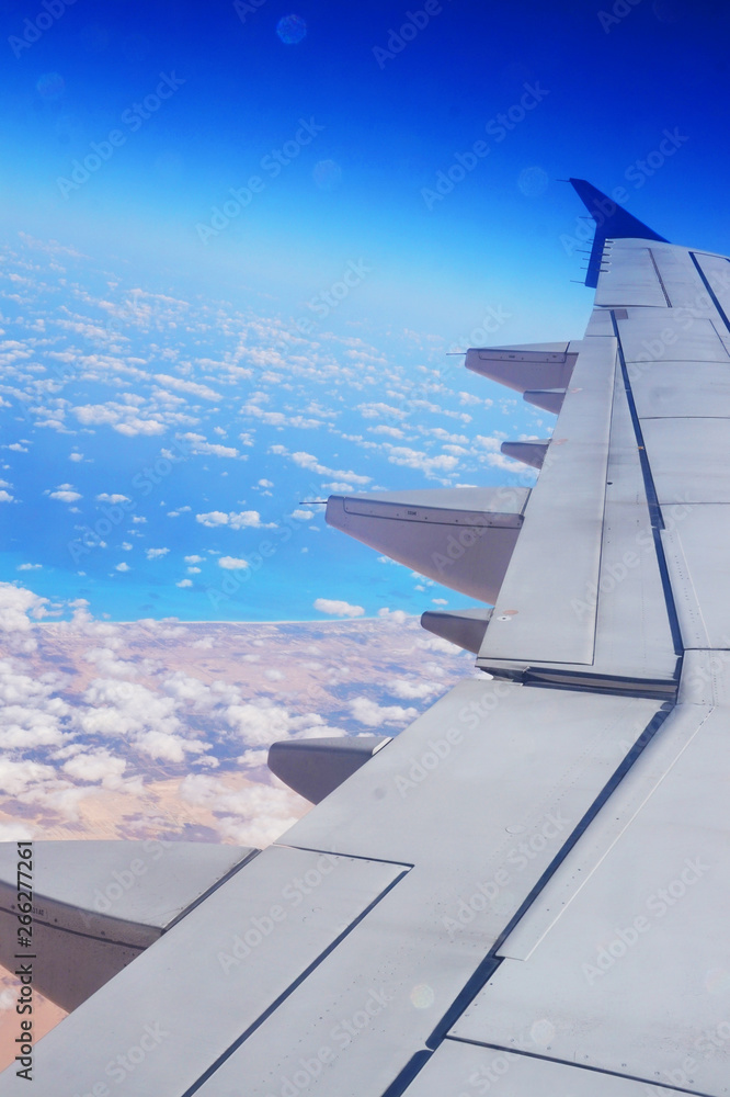 view from egyptian aircraft