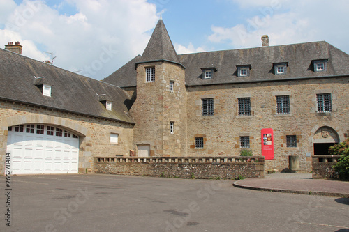 medieval mansion in avranches (france)  photo