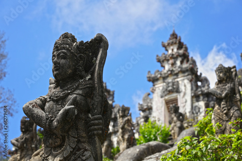 Hindu Temple Pura Lempuyang Madya. Old ancient dragon stairs. Bali  Indonesia.