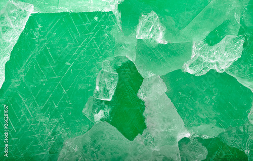 Fotografia green macro texture of calcite mineral