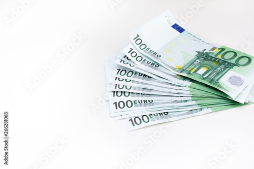 Money euro isolated on white background © lara-sh