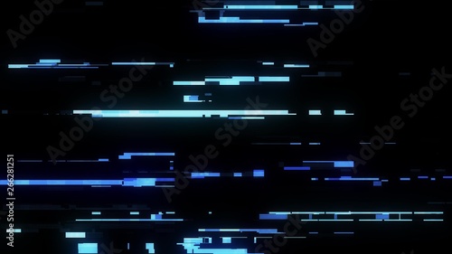 glitch interference screen background illustration new digital technology colorful stock image