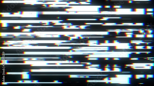 фотографія glitch interference screen background illustration new digital technology colorf