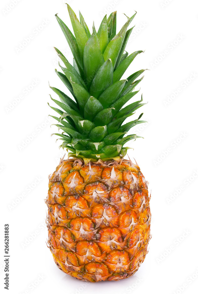 Fresh pineapple on white background Fresh pineapple on white background