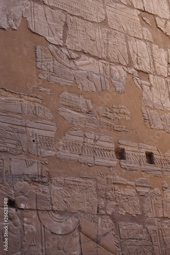 hieroglyph texture from Egypt karnak