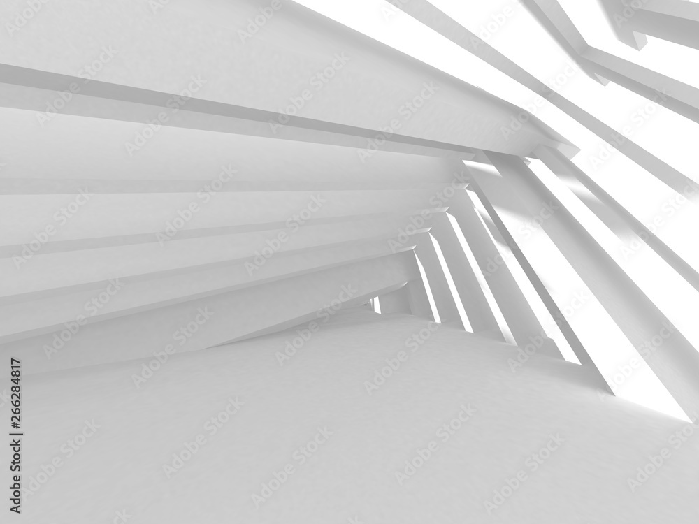 Fototapeta Futurystyczny Biały architektura projekta tło