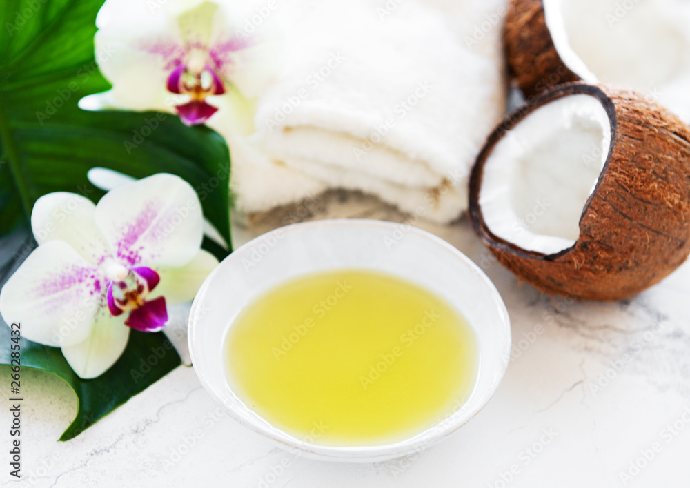 Coconut natural spa ingredients