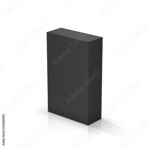 Black rectangular parallelepiped photo