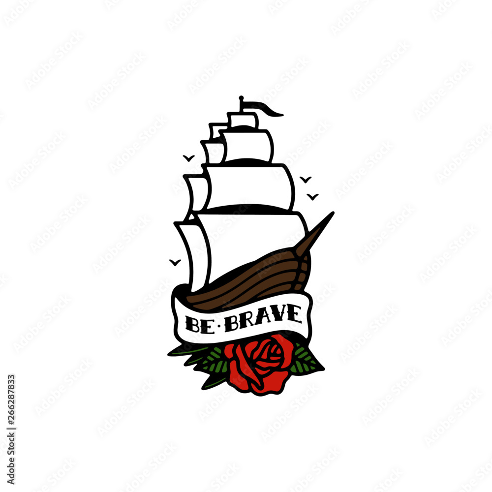 Ship Tattoo These 40 Ship Tattoo Ideas Will Be The Best Ones Youve Seen