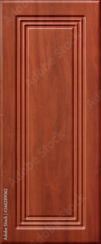 wooden cabinet door isolated. kitchen cupboard cover