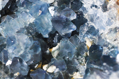 Obraz na plátně celestyne mineral texture