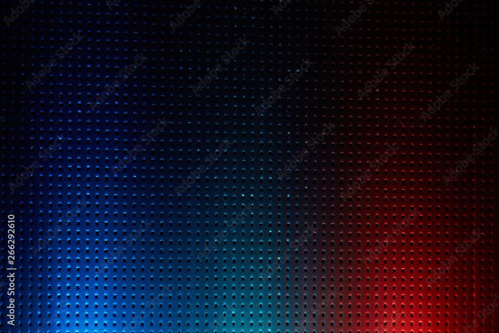 Vertical stripes of light in blue and red Vertical stripes of light in blue and red