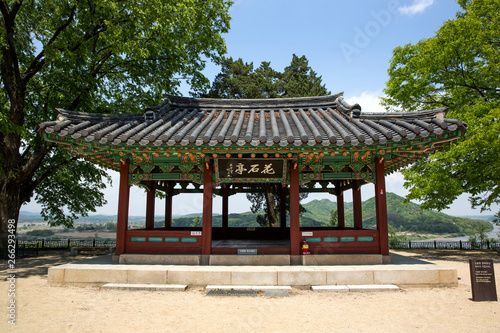Octagonal Pavilion in korea. © photo_HYANG