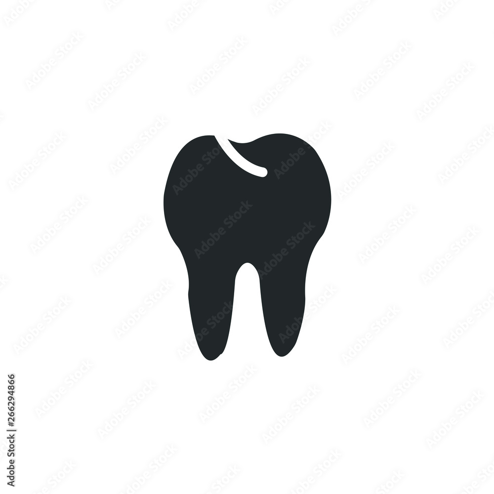 Tooth icon. vector illustration Tooth icon. vector illustration