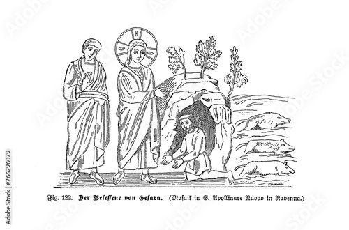 Christian illustration. Old image