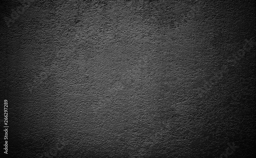Black cement wall texture background