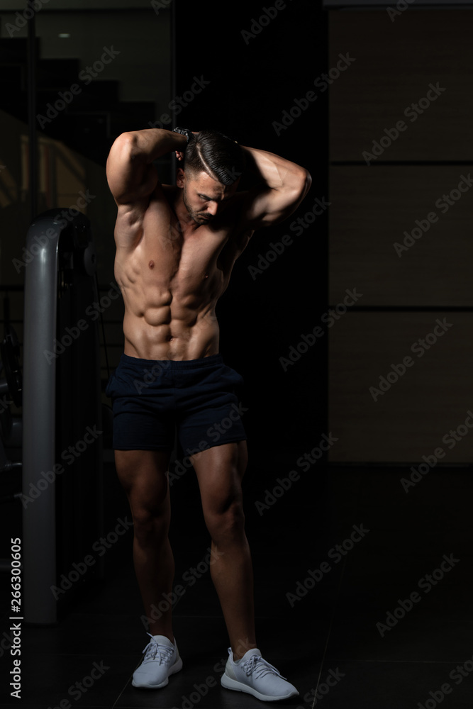 Healthy Man With Six Pack Healthy Man With Six Pack