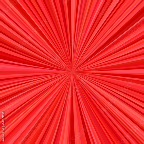 Red explosion background from radial stripes