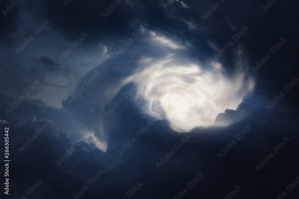 Background of dramatic Storm Clouds