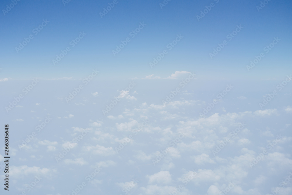 Aerial view of blue sky and clouds Aerial view of blue sky and clouds