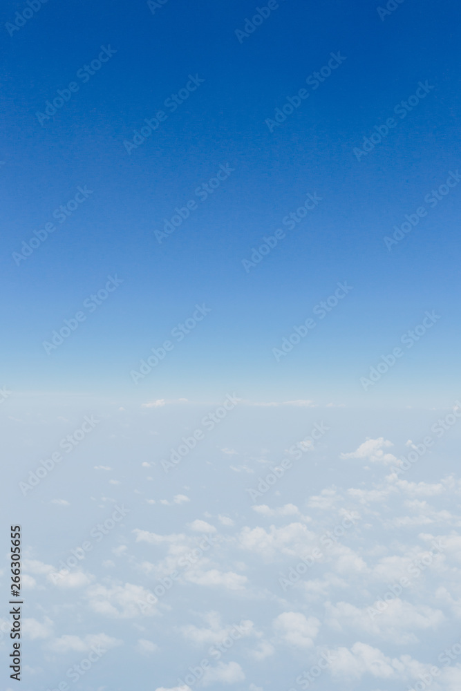 Aerial view of blue sky and clouds Aerial view of blue sky and clouds