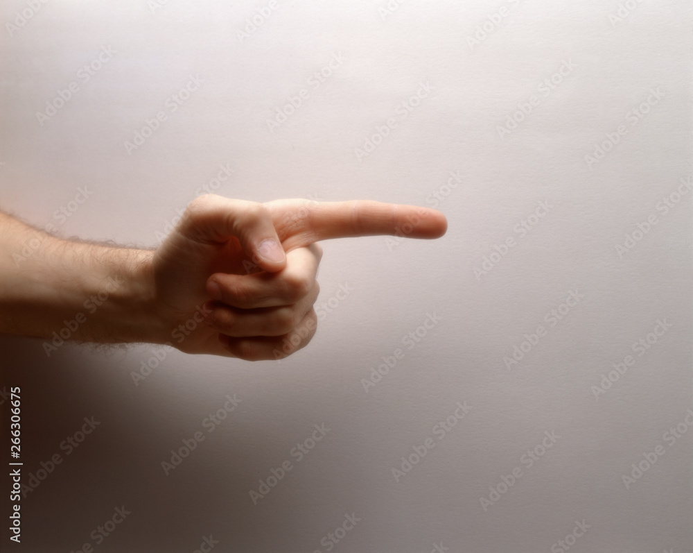 Mano con indice Mano con indice